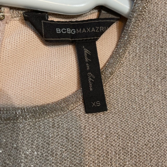 BCBG gold spandex dress - Picture 3 of 3